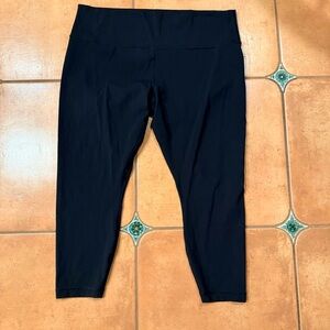 lululemon athletica Black Leggings plus size 20 cropped
